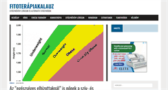 Desktop Screenshot of fitoterapiakalauz.hu